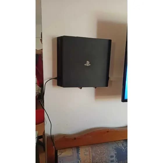 Suporte De Parede Para PS4 PRO + 2 Suporte Para Controles
