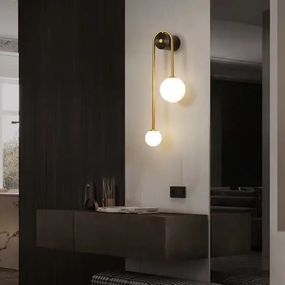 OIMI Abajur Quarto Parede Nordic Arandela Luxo Arandela Interna Sala Luzes Decorativas Escadas Luminaria De Parede