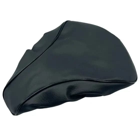 Capa de Selim de Bicicleta Largo Napa Preta para Banco de Bike