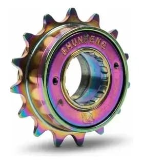 Roda Livre Catraca 14 Dentes Camaleão Bicicleta Aro 20 26 29 Colorida Resistente
