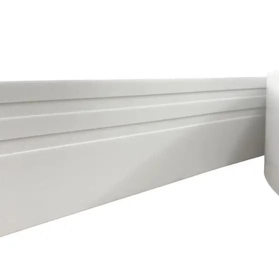 Rodapé Eva Autocolante Flexível Boraceia (2 Frisos) 10cmx1,5cm