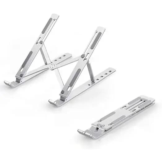 Suporte Para Notebook, MacBook e tablet em Alumínio com Altura Ajustável