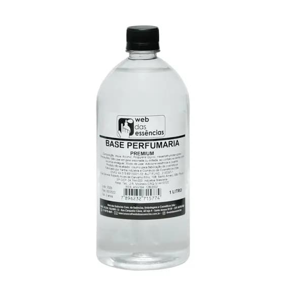 BASE PARA PERFUME - PERFUMARIA PREMIUM (1 LITRO) -
