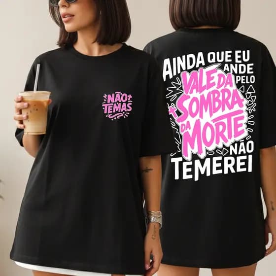Camiseta Oversized Moda Street Algodão