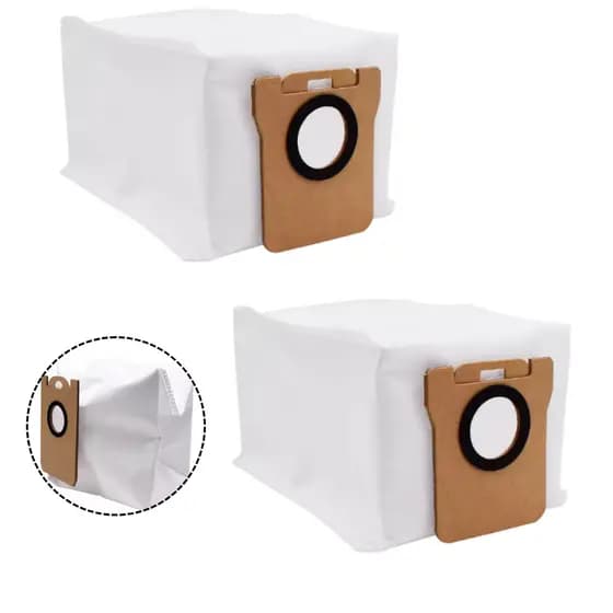 Kit 3, 4, 5 ou 6 Dust Bag Saco de Pó Saco Coletor para Robo Aspirador Xiaomi S10 S10+ X20 X20+