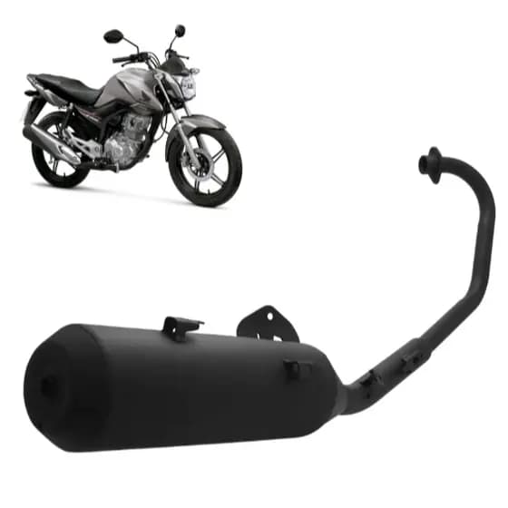 Escapamento Modelo Original Titan Fan Start Cargo 160 2016 Até 2017