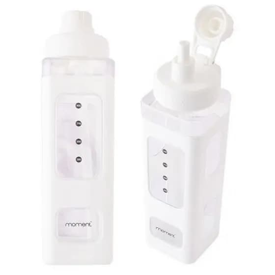 Garrafa De Água Quadrada 700ml Squeeze Branco-5216