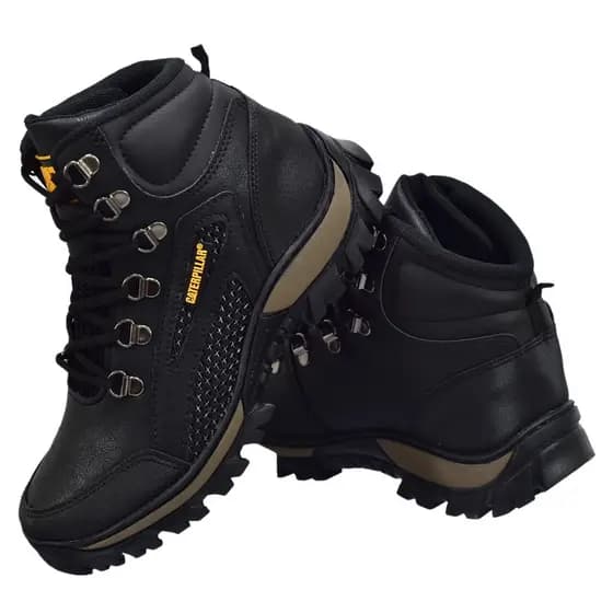 Bota masculina cat agro city botina de segurança masculina bota conturno adventure trilha masculino