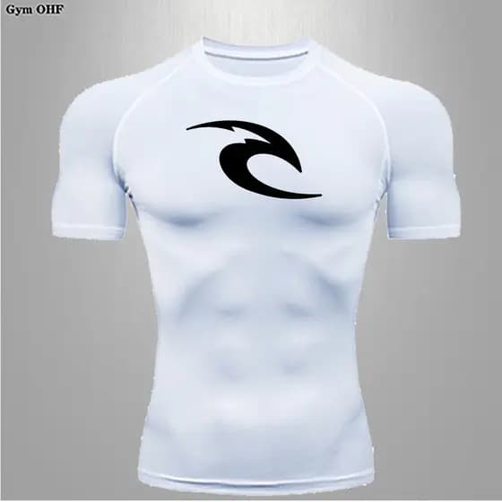 Nova Camiseta Colorida De Secagem Rápida Esportes Boxe Roupas Esportivas Manga Curta