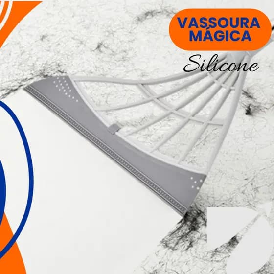 Vassoura Mágica Rodo Tira Pelo Limpa Vidro Seca Bem Silicone
