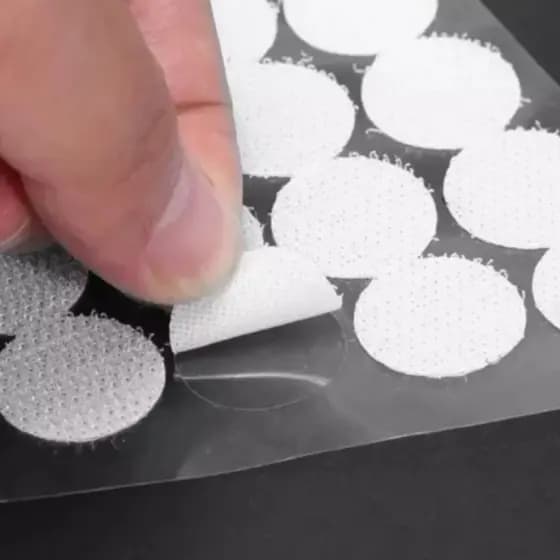 99 PARES DE VELCRO 10MM BRANCO