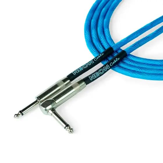 Cabo Santo Angelo Neon P10 0,50mm R e L Blue Azul 10ft 3,05m