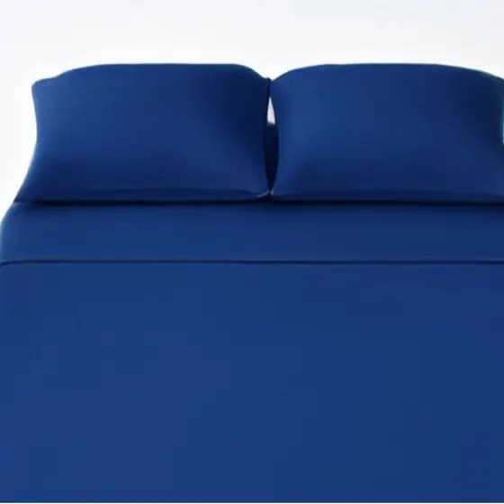 Jogo de Lençol de casal para cama box 3 peças varias cores Manu Micropercal 400 Fio Casal promoção