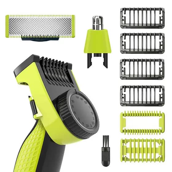 Cabeças De Lâmina De Substituição OneBlade Barbeador Guia Pente Guardas Conjunto Nariz Aparador Cabelo QP6531 6530 QP2834 2510 2515 2630