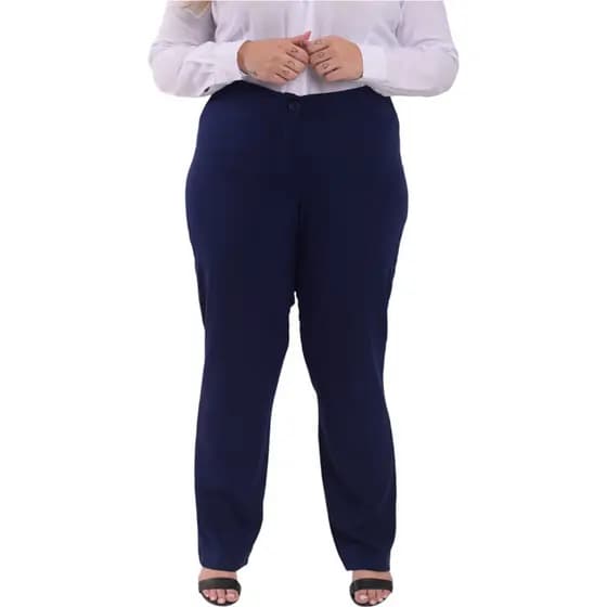 Calça elastano Plus Size Uniforme Feminino