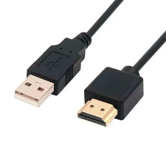 Cabo USB X HDMI transferência Dados
