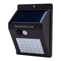 Arandela Solar Sensor Com 30 Led