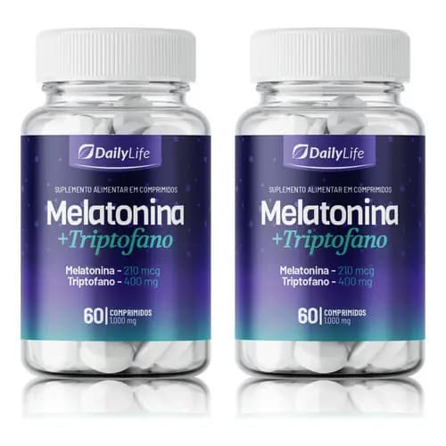 Melatonina DailyLife + L-triptofano 60 Comprimidos 1000mg