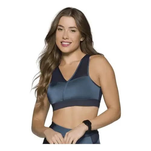 Top Selene Nadador Azul Bojo Removivel