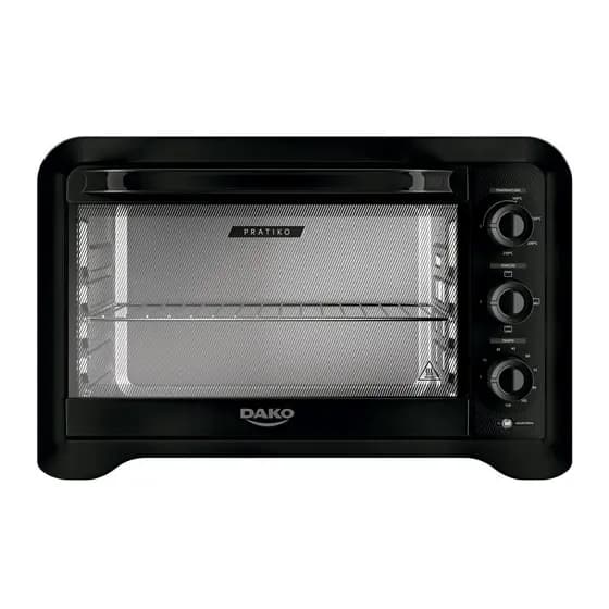 Forno de Bancada Elétrico Dako PratiKo 50 L com Grill Preto