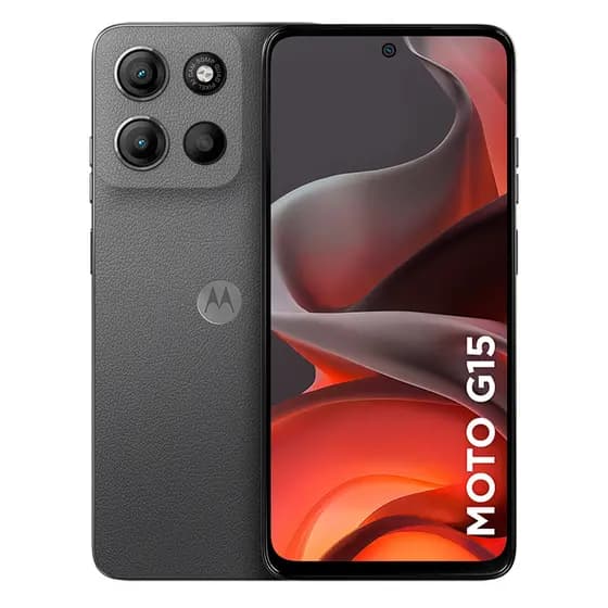 Smartphone Motorola Moto G15 4G 256GB 4GB RAM+8GB RAM Boost Tela 6.7" Câmera Dupla 50MP+5MP Grafite