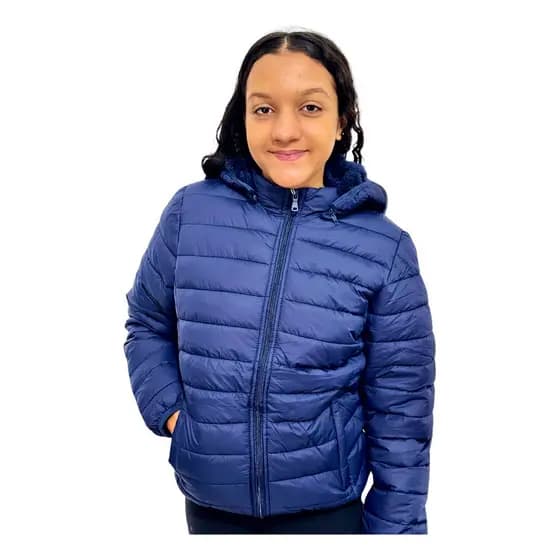 Jaqueta Infantil Feminina Blusa Peluciada Casaco Bobojaco