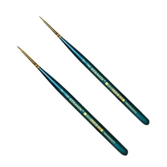 2X Pincel Keramik Filete Prem Sintético 745-0