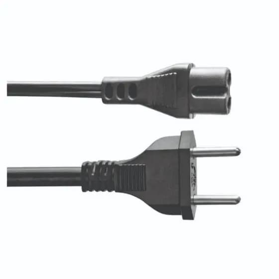 Cabo De Força Energia Bipolar Tipo 8 Para Tv Ps2 Ps3 Ps4 1,8m