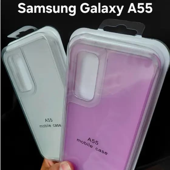 Capa Transparente Space para Galaxy A55 com Proteção Anti-Impacto