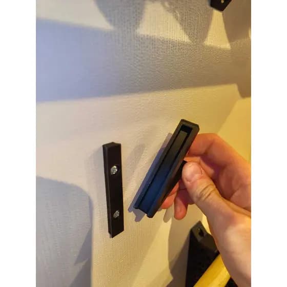 Kit 3 Ganchos De Parede Cabideiro Moderno Preto Fosco Porta Toalha Chaves Roupas