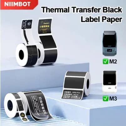 Um Rolo De Etiquetas De Transferência Térmica Originais niimbot Adequadas Para M2 (Não Outros Modelos)