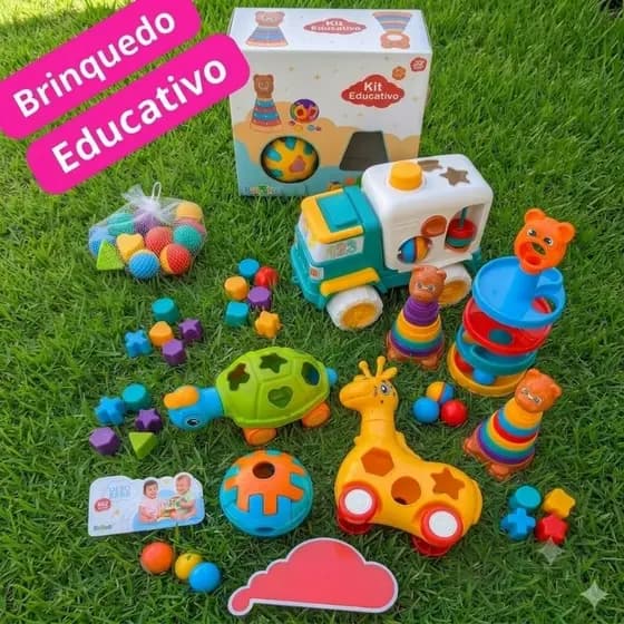 Brinquedo para bebê de 1 ano/ Educativo Didático/Vários Modelos/Estimula a coordenação motora e a atenção