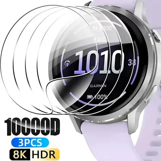 3 Pcs HD Filme De Hidrogel Macio Transparente Para Smartwatch Relógio Inteligente Fossil Carlyle Collider Garrett Q Expl