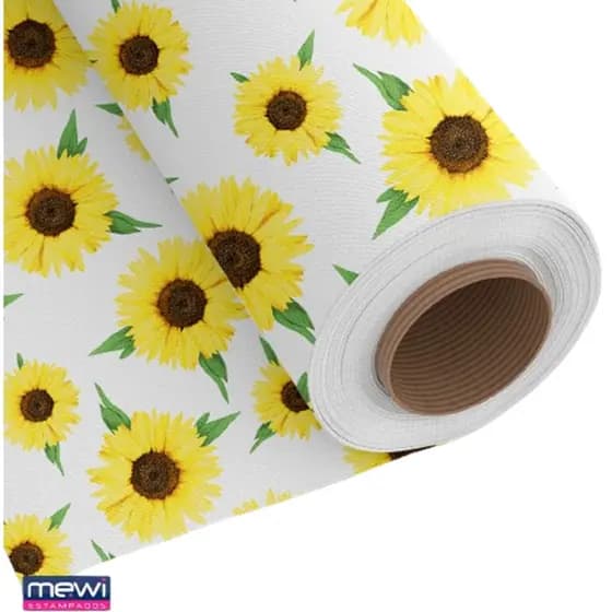 Tnt Estampado Girassol Decoração Parede E Mesa 2,00 X 1,40m