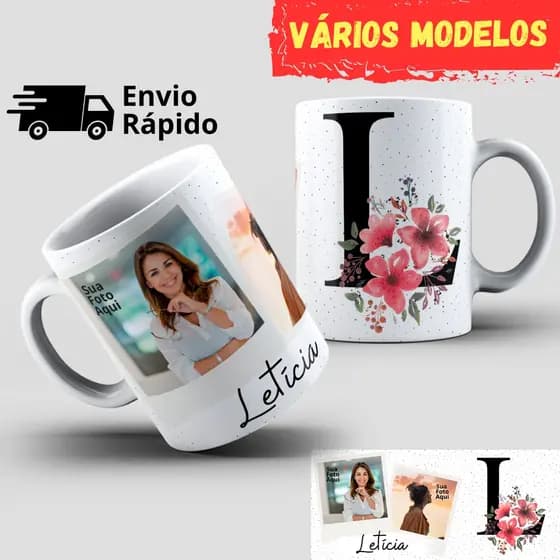 Caneca Personalizada com Foto e Nome