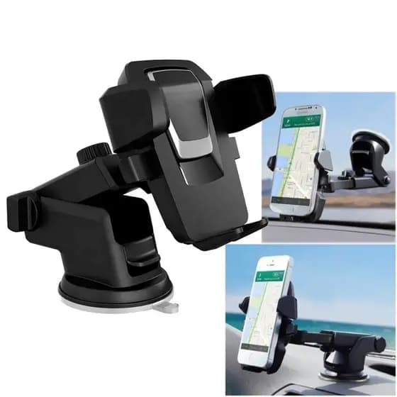 Suporte Veicular Automotivo Gps Veicular Carro Universal Automóvel Saída Grampo Ajustável 360°