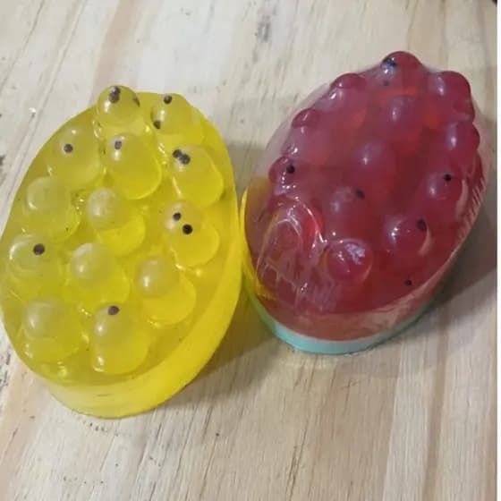 Sabonete Massageador Corporal Melancia ou Maracujá |Hidratante Natural