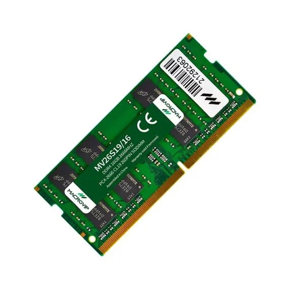 Memória RAM para Notebook Macrovip DDR4 16GB 2666MHz