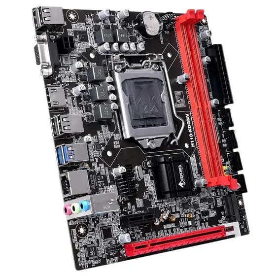 Placa-Mãe Keepdata H110 LGA1151 DDR4 para Processadores Intel – Suporte DDR4, mATX