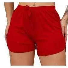 KIT 5 Short Canelado Bermuda Feminina Adulto TENDENCIA M/G/GG///