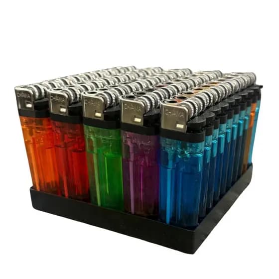 Caixa Isqueiro 10 25 ou 50 Unidades Colorido Multiuso Cozinha Revenda SEM GÁS