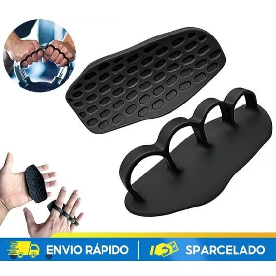 Luva de Academia Musculação Treino Max Grip Protetor de Pegada Antiderrapante 4 Dedos