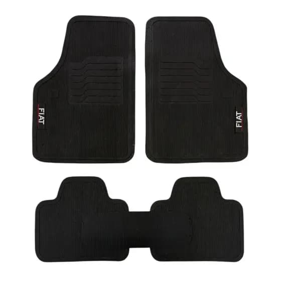 Tapete Borracha Para Fiat 5 Peças Sob Medida Antiderrapante Impermeável Jogo Completo Proteção Total Carro