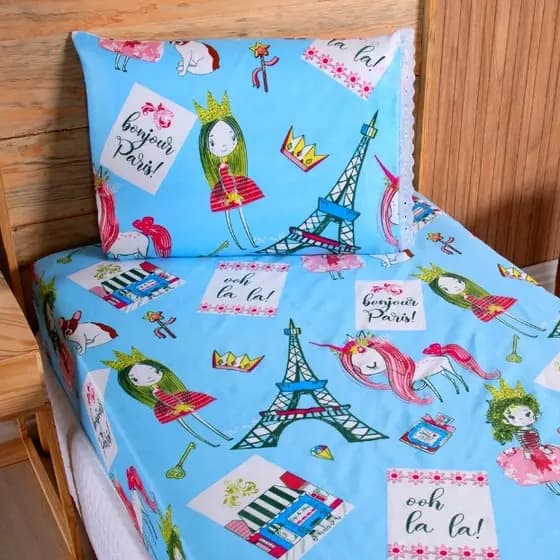 Jogo de Cama Solteiro 02 Peças Várias Estampas