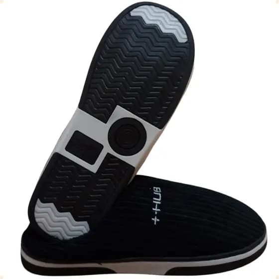 PANTUFA CHINELO DE QUARTO COM SOLADO DE BORRACHA TPR REF.: PTF06-150