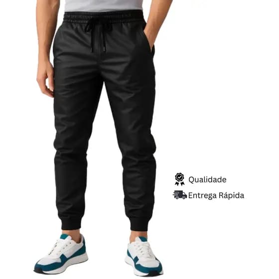 Calça Moletom Jogger Skinny Masculina Confortável Dry Fit