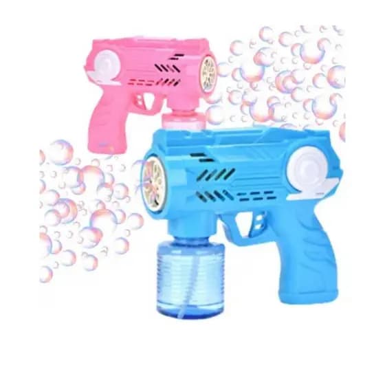 Máquina De Bolhas de Sabão 50ml Pistola Brinquedo Lançadora de Bolhas Sabao Bubble Led