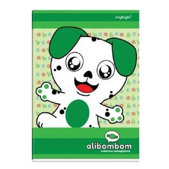 Caderno Brochurão Flexivel C/Pauta Alibombom 60 Folhas