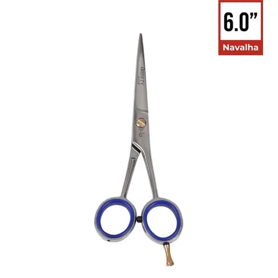 Tesoura de cabelo Fio Navalha – 6.0 - G074 - Griffty Inox
