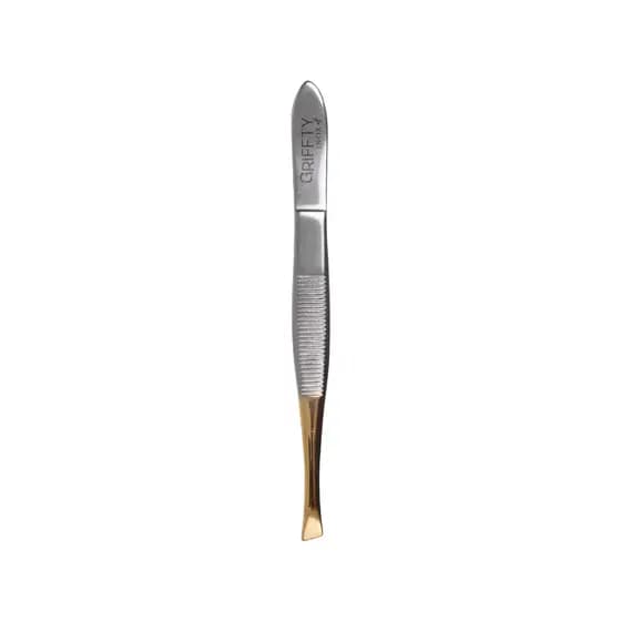 Pinça Ponta Chanfrada G081 Griffty Inox Manicure Acessórios Unhas